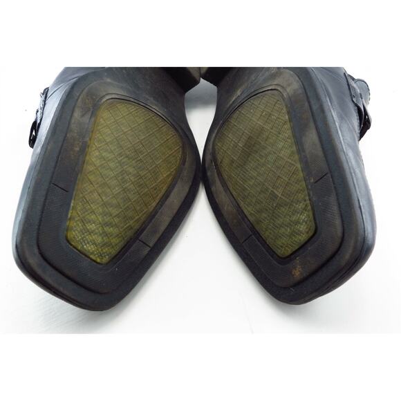 Calvin Klein Shoes Sz 12 M Almond Toe Black Loafer Leather Men - Picture 7 of 7